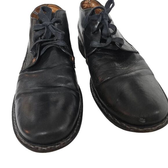John Varvatos black shoes for men made in Italy - Picture 1 of 9